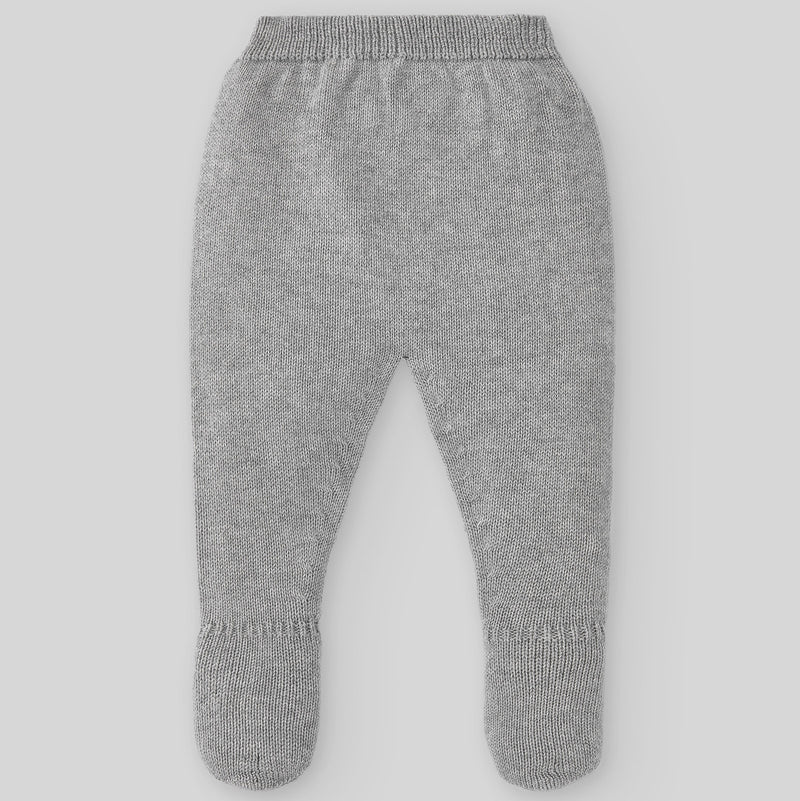 Set Knit Newborn Sweater & Pant - Grey Vapor