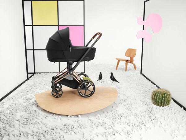 Cybex Priam 4/E-Priam 2 Lux Carry Cot - Sepia Black