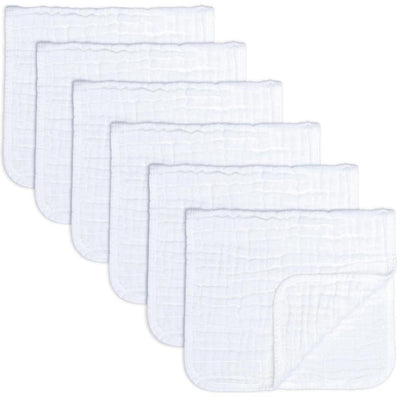 Comfy Cubs Muslin Burp Cloths - Pack Of 10 - Luna Baby Store Miami