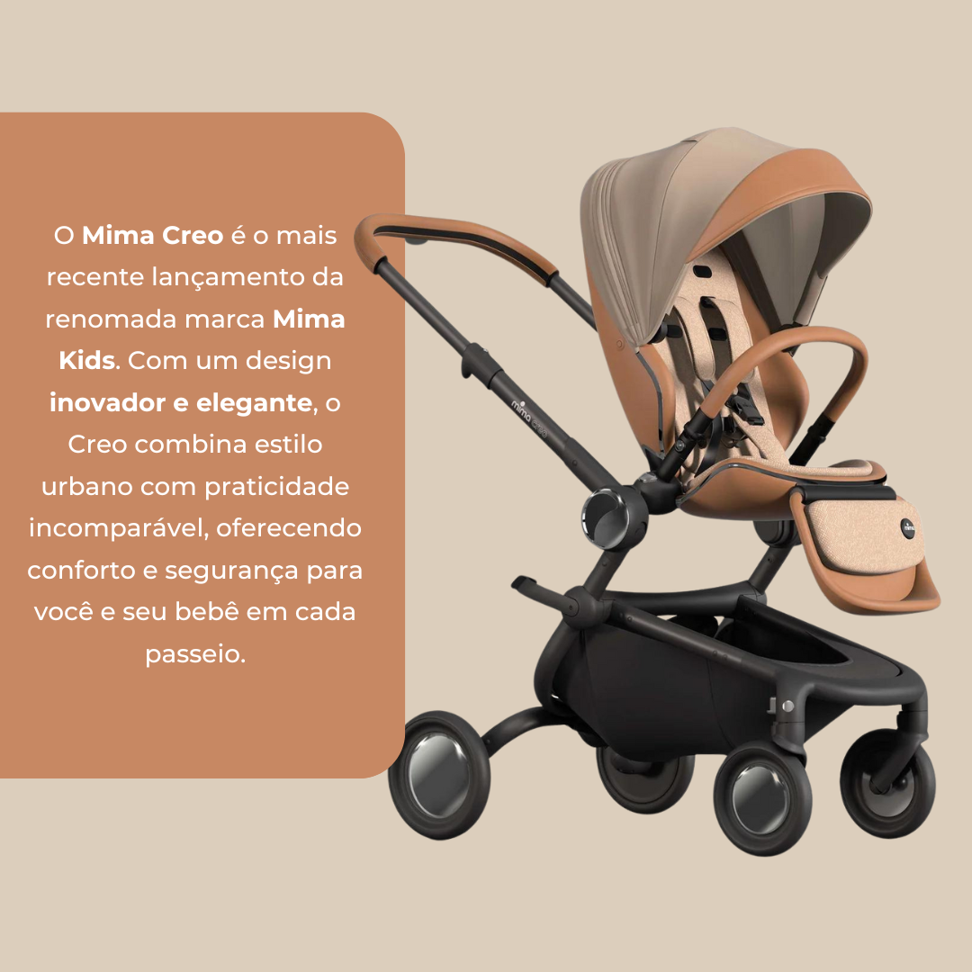 Mima Creo Stroller - Mocha Cream