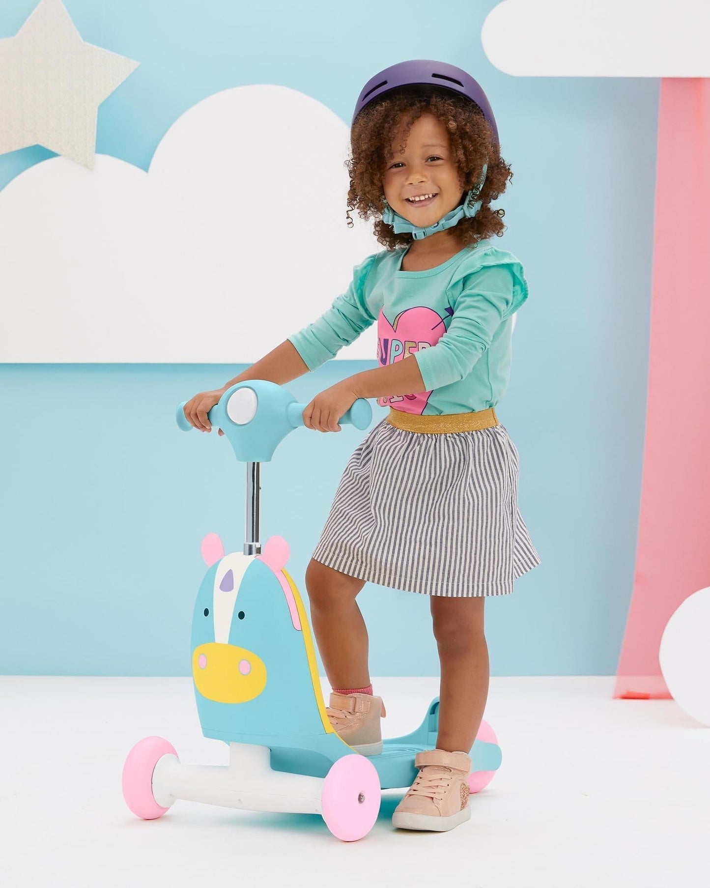 Skip Hop Zoo 3-In-1 Ride On Toy Unicorn