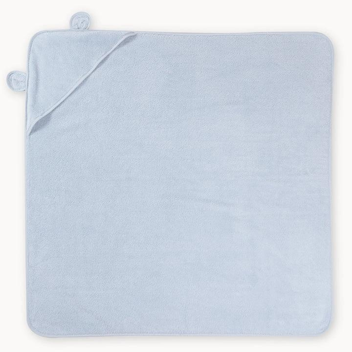 Organic Cotton Hooded Towel For Babies and Toddlers - Light Blue