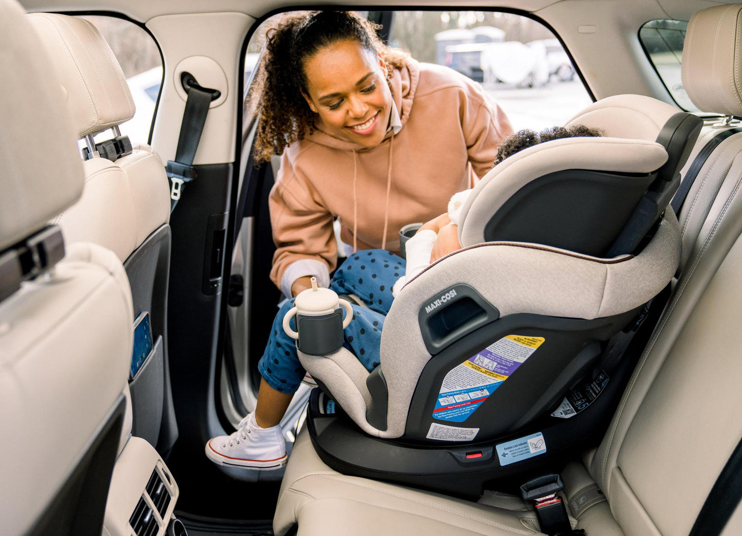 Maxi Cosi Emme 360 Rotating All-in-One Car Seat - Desert Wonder - Luna Baby Store Miami