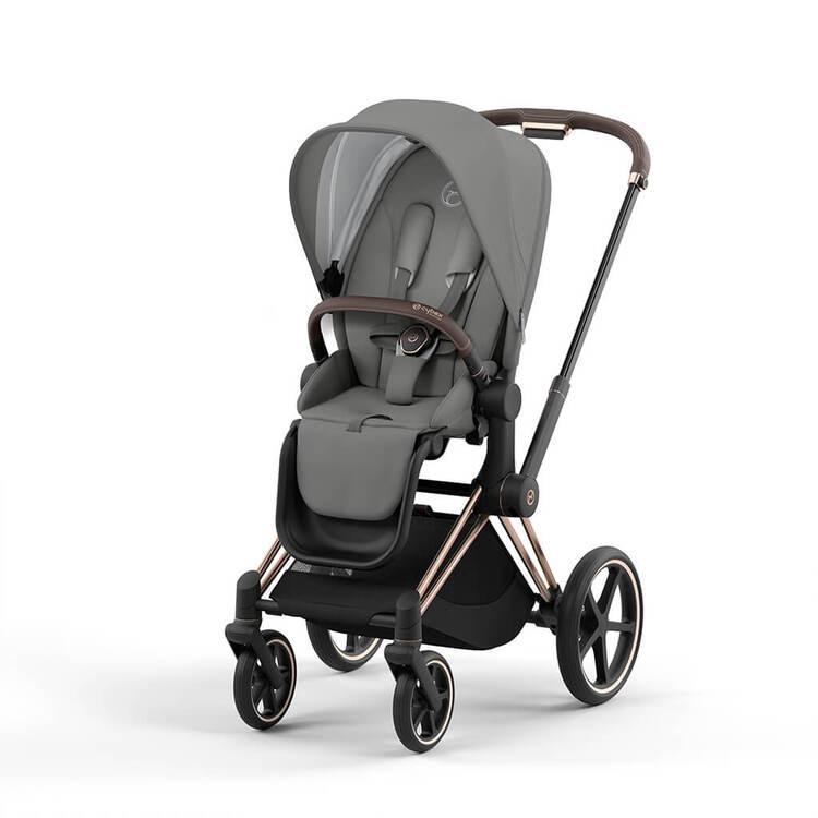 cybex priam rose gold 3 in 1 Cybex Priam 4 Complete Stroller Rose Gold Soho Grey