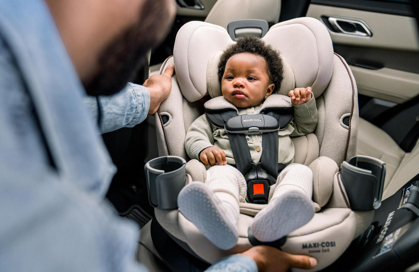 Maxi Cosi Emme 360 Rotating All-in-One Car Seat - Desert Wonder - Luna Baby Store Miami