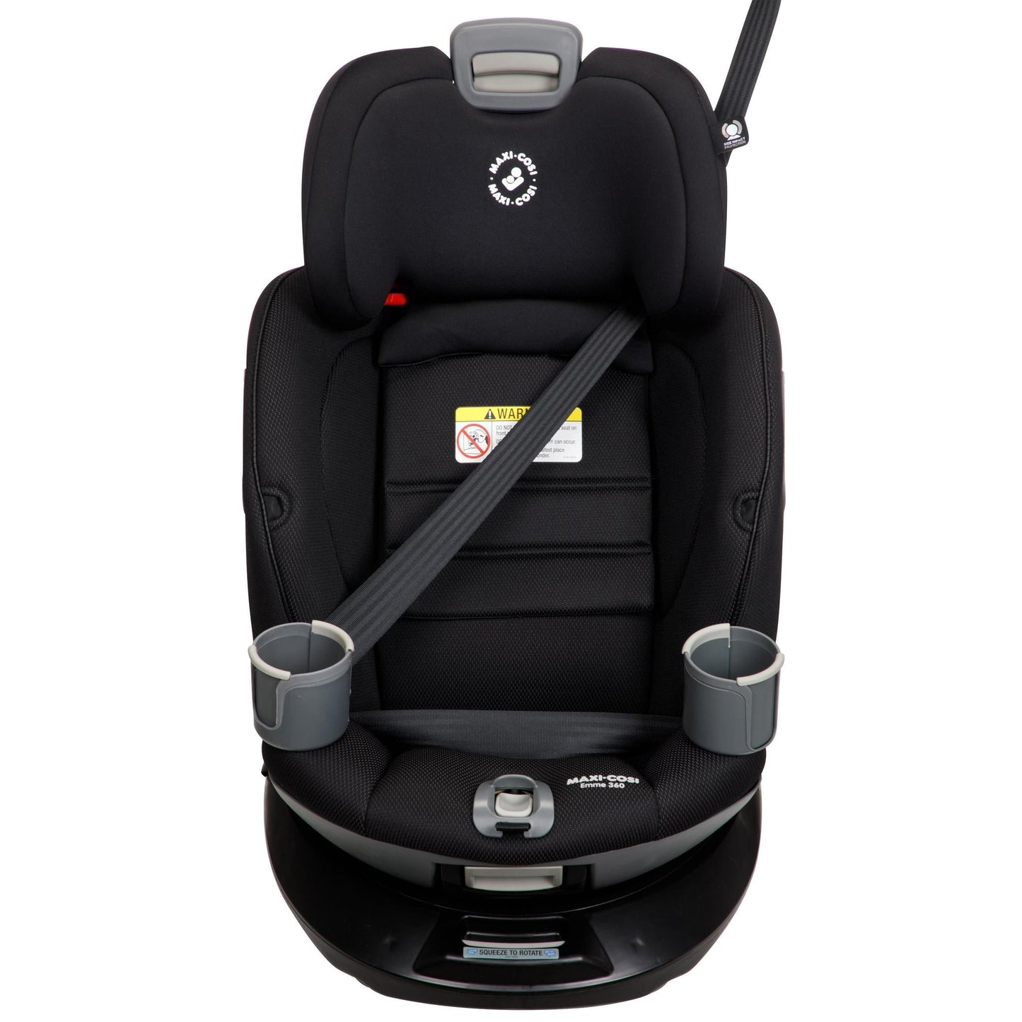 Maxi Cosi Emme 360 Rotating All-in-One Car Seat - Midnight Black - Luna Baby Store Miami