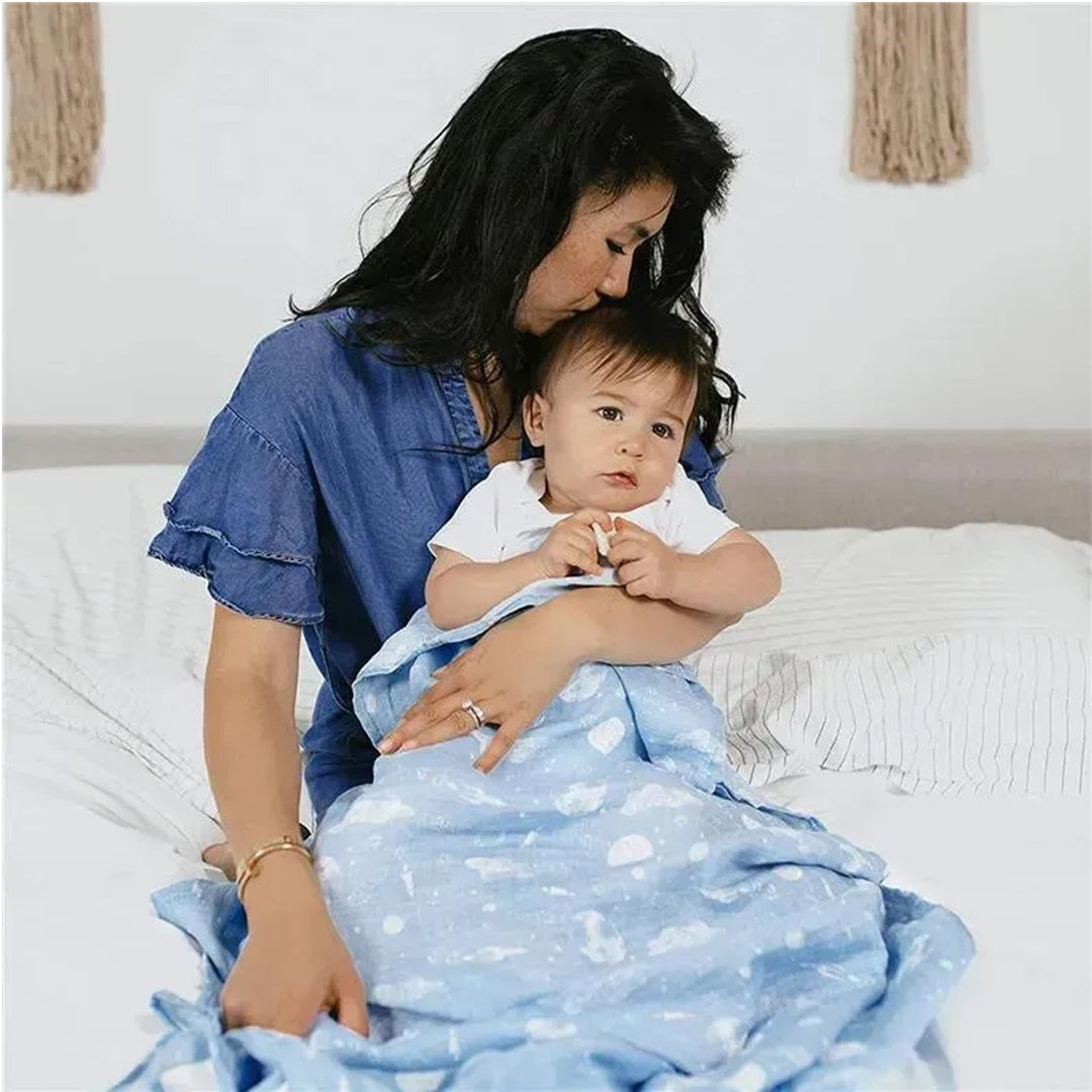 Aden + Anais - 4 Pk Muslin Swaddles, Space Explorers