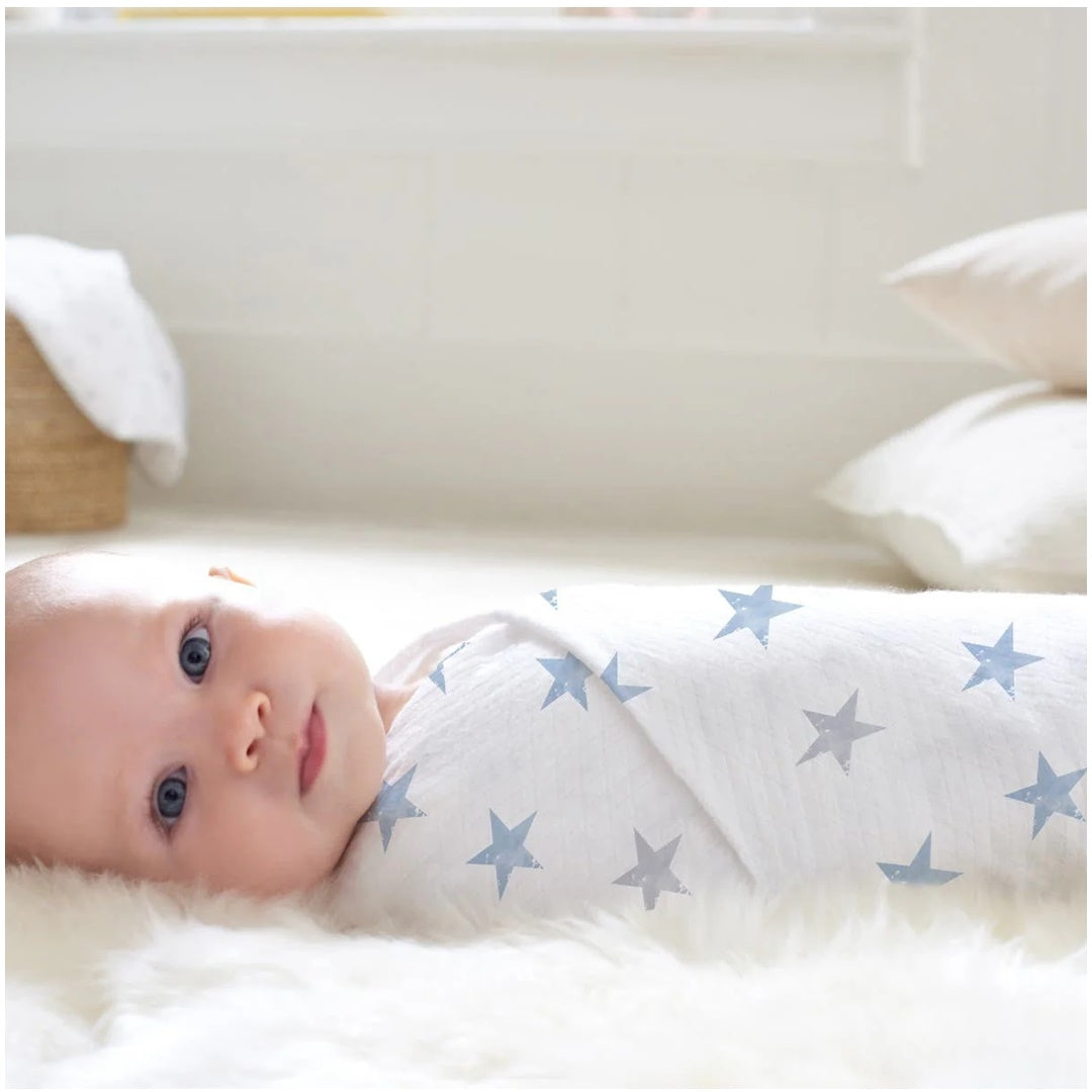 Aden + Anais - 4 Pk Swaddles Muslin, Dapper