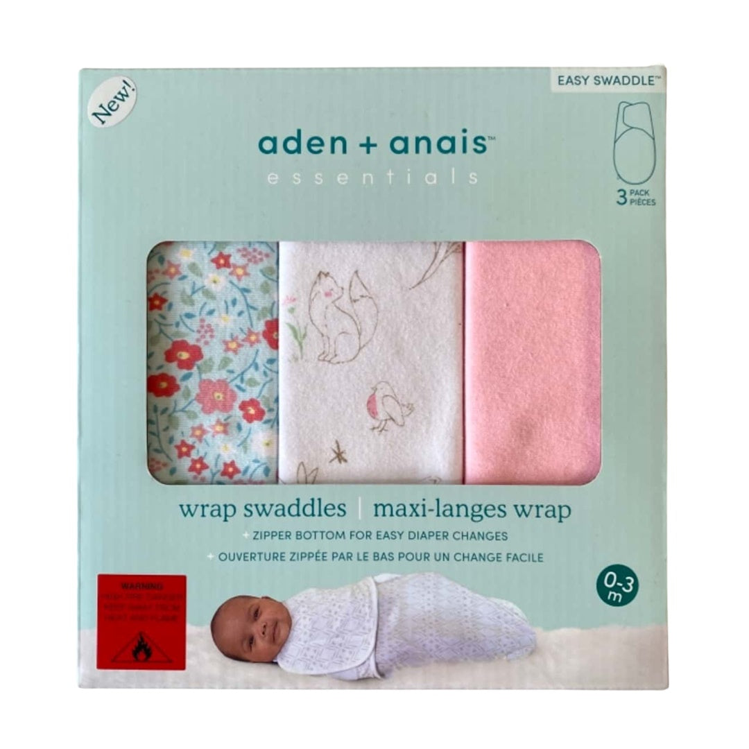 Aden + Anais Essentials Wrap Swaddle 3 pack - Fairy Tale Flowers