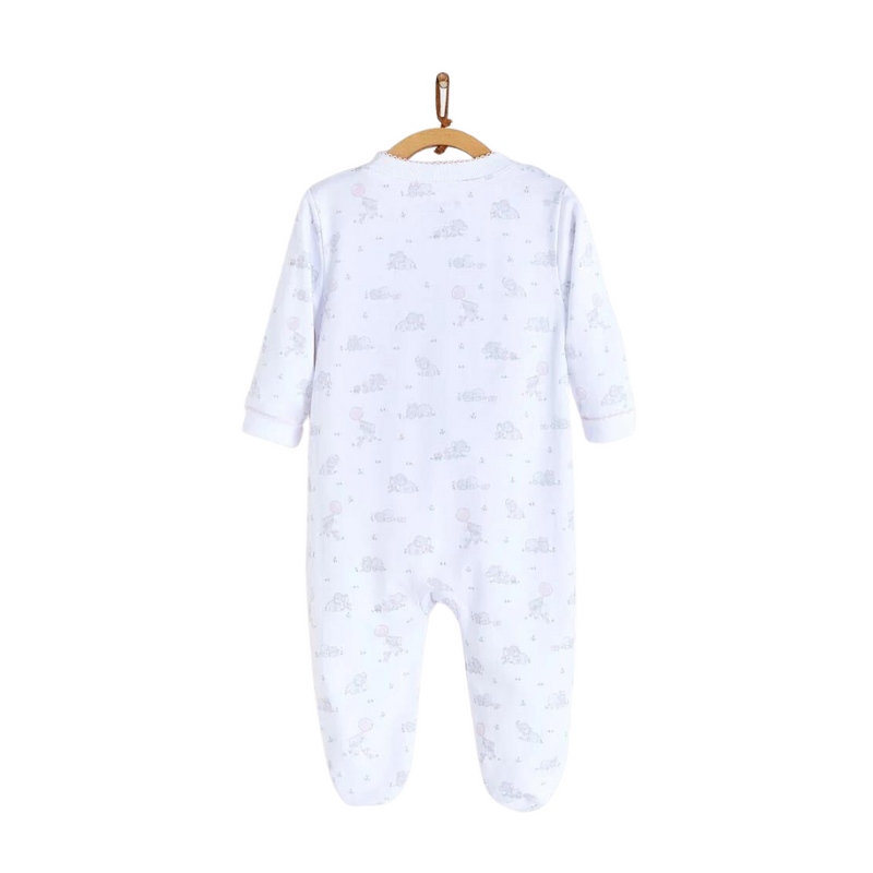 Alfred & Colette Footed Pajama - Pink