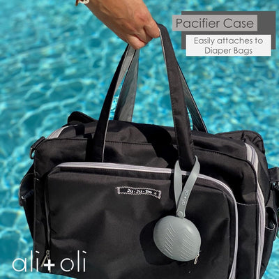 Ali + Oli Pacifier Holder Case - Grey