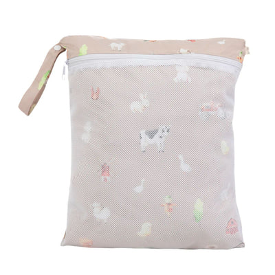 Ali+Oli Water Resistant Dual-Compartment Wet-Dry Bag - Farm