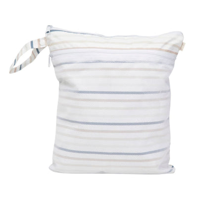 Ali+Oli Water Resistant Dual-Compartment Wet-Dry Bag - Stripes