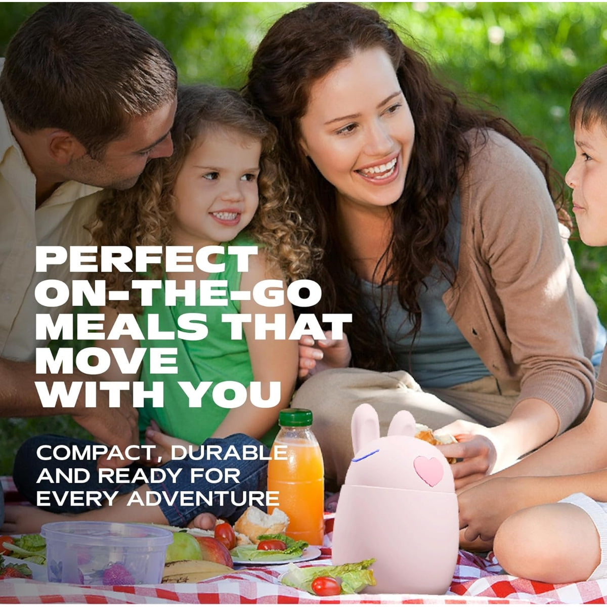 Asobu Bestie Foodie Kids Insulated Food Jar - Bunny