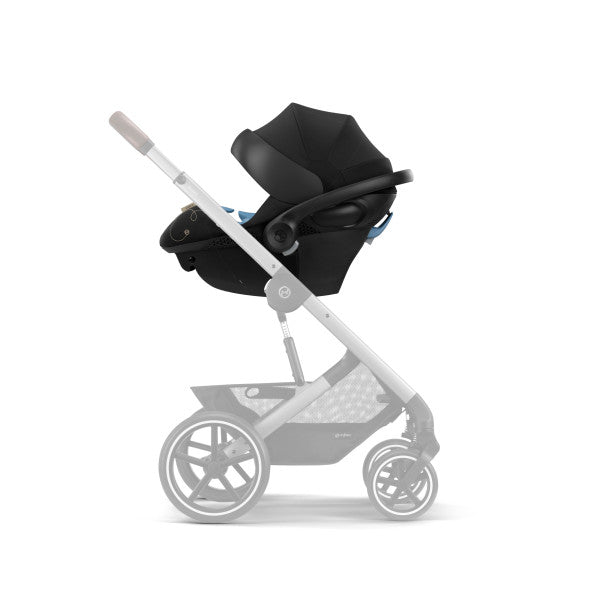 Cybex Aton G Infant Car Seat w/ SensorSafe - Moon Black - Luna Baby Store Miami