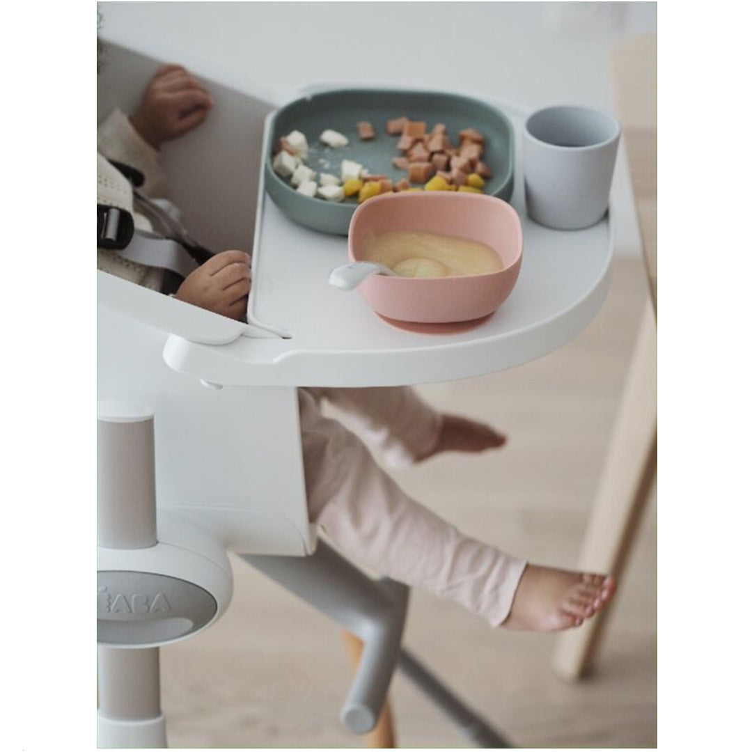 Beaba Silicone Suction Meal Set - Set of 4 - Eucalyptus