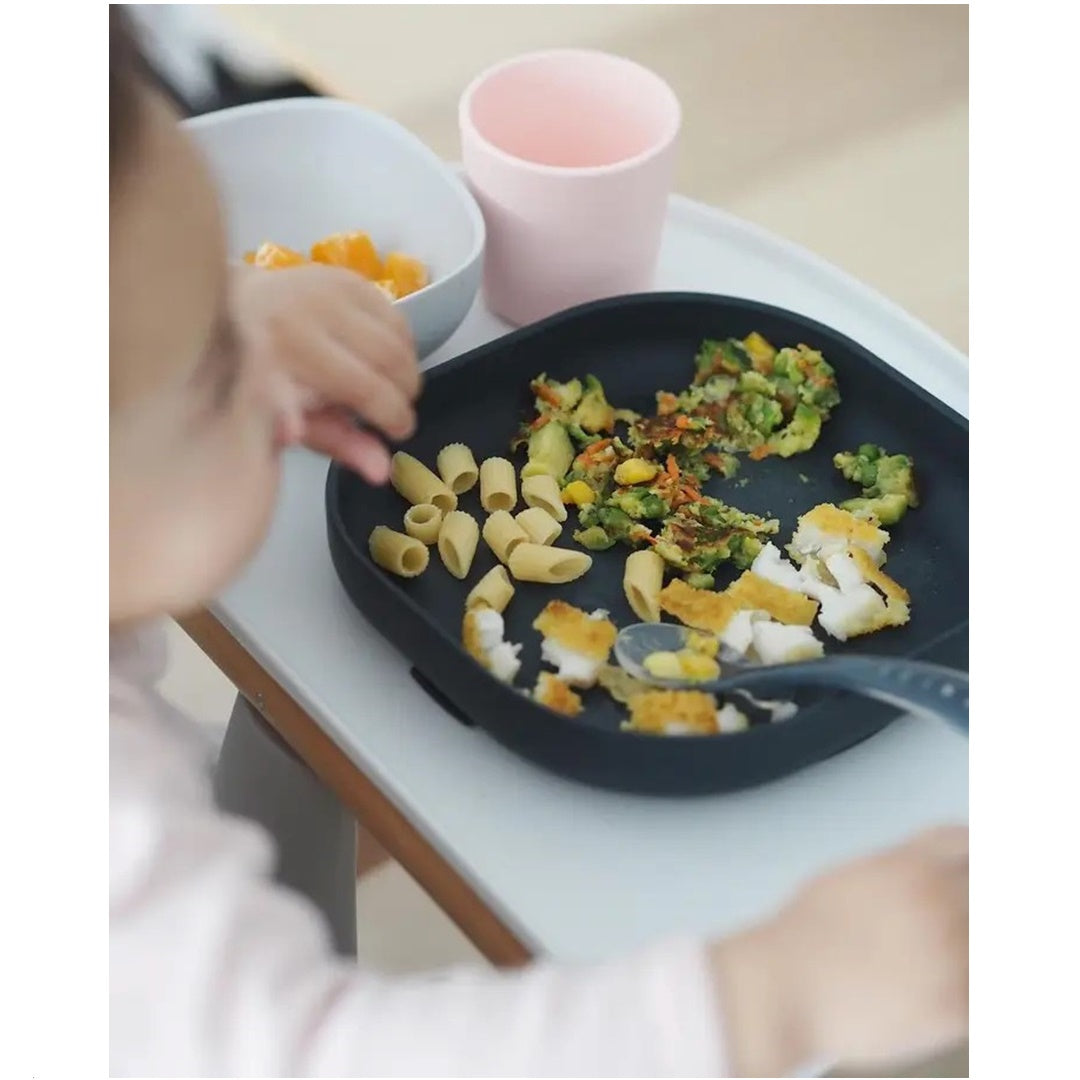 Beaba Silicone Suction Meal Set - Set of 4 - Midnight