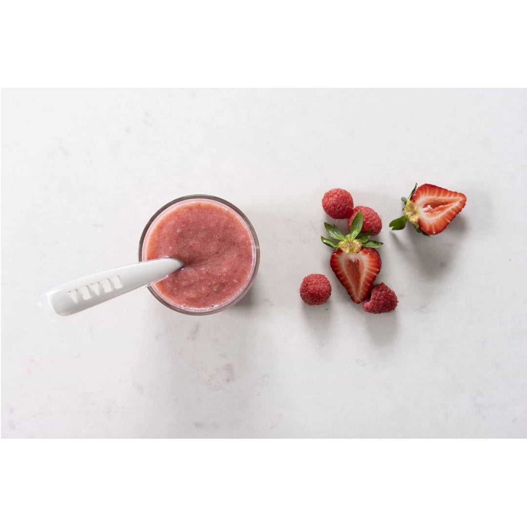 Beaba Baby First Foods - Travel Set of 2 - Cloud/Rose