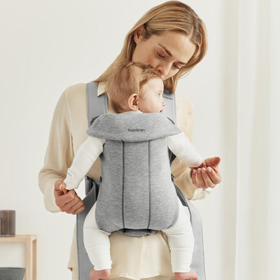 BabyBjörn Baby Carrier Mini 3D Jersey - Light gray