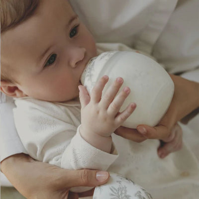 Baby Bottle + Lovey Gift Set | Tartine et Chocolat "Toile de Jouy" Grey