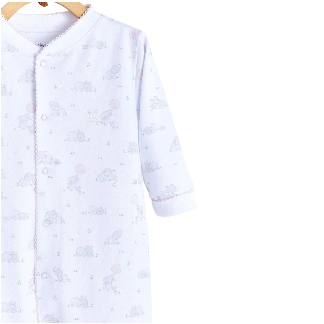 Babycottons Alfred & Colette Footed Pajama - Pink