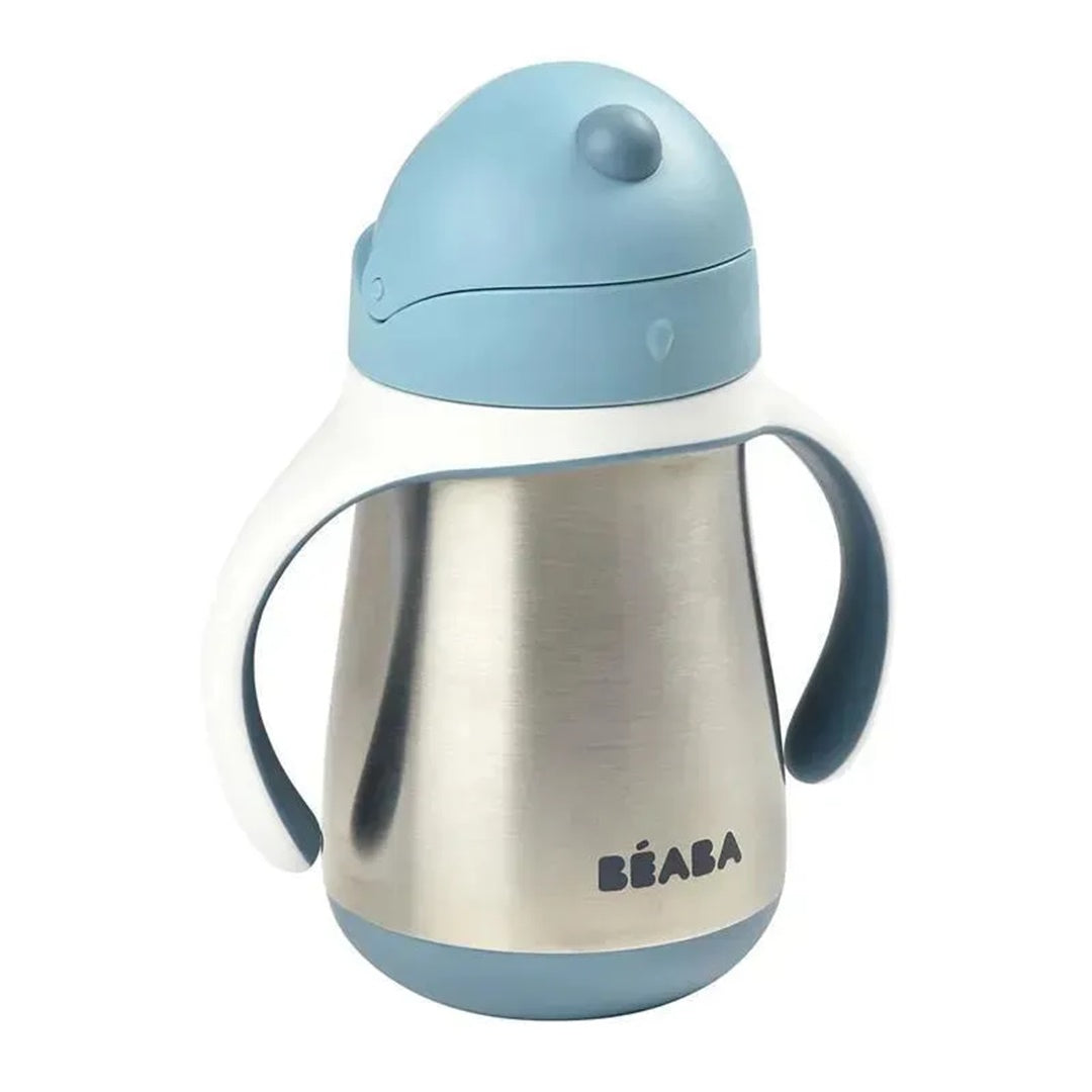 Beaba Stainless Steel Straw Sippy Cup - Rain