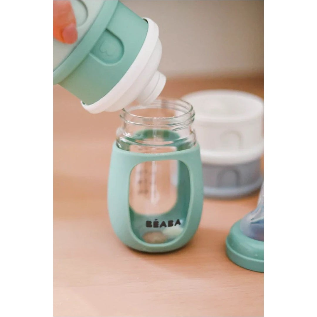 Beaba Formula Snack Container - Sage