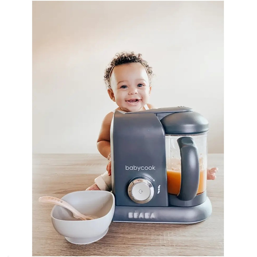 Beaba Babycook Solo Baby Food Maker - Charcoal