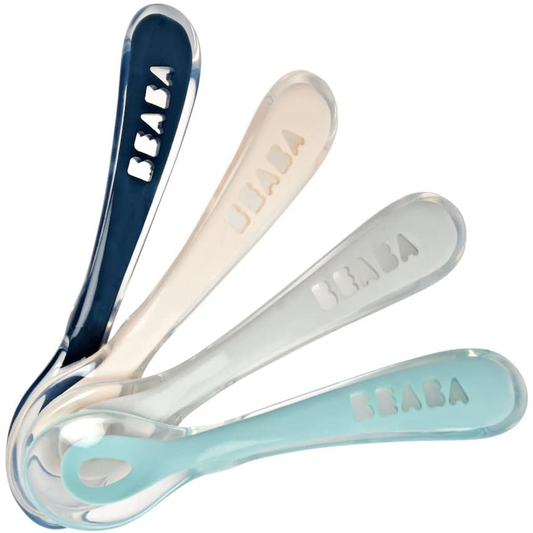 Beaba Toddler's Self-Feeding Spoons - Set of 4 in Drizzle
