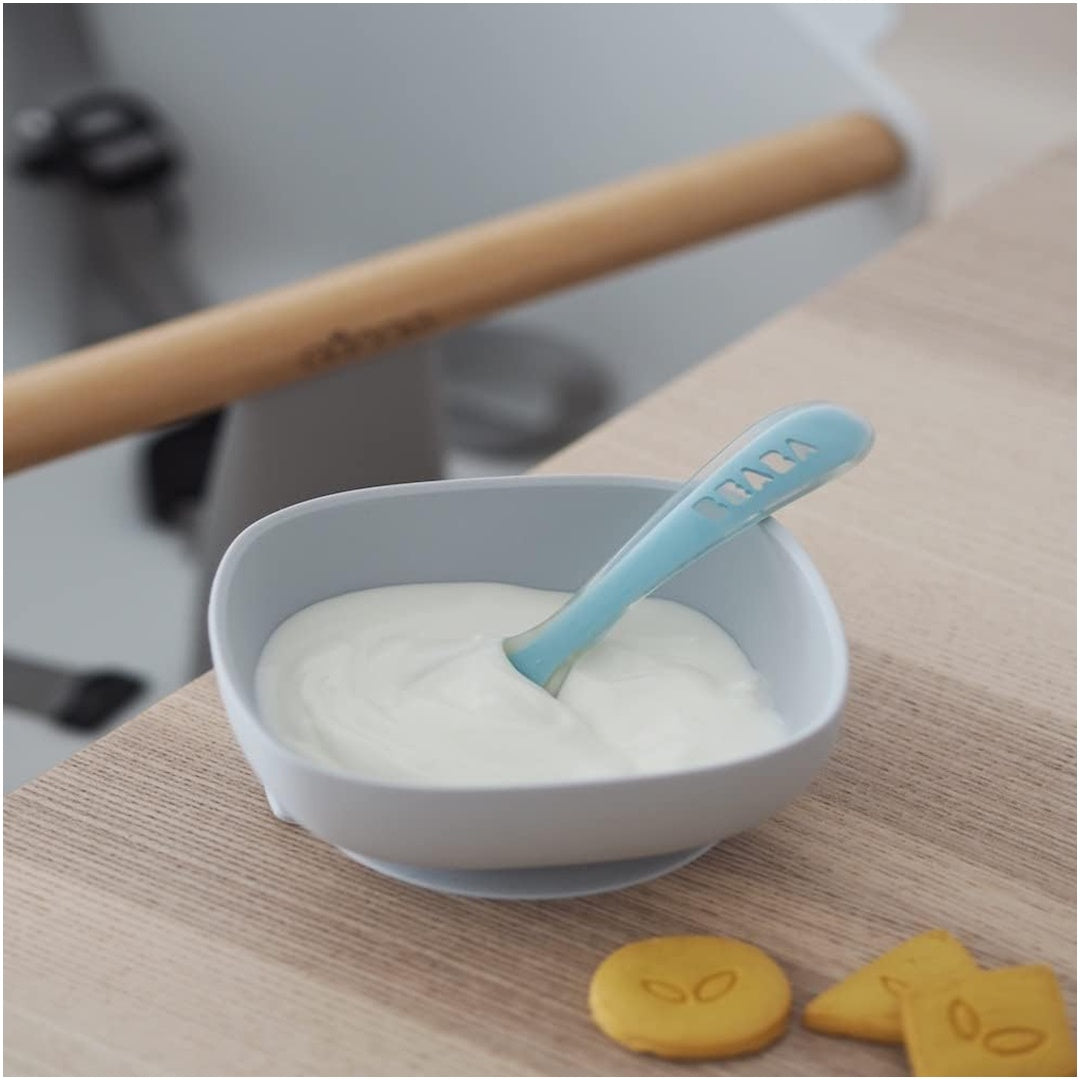 Beaba Toddler's Self-Feeding Spoons - Set of 4 in Drizzle