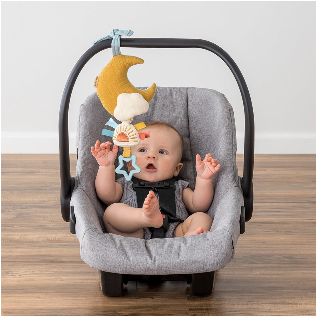 Itzy Ritzy - Bitzy Notes™ Musical Pull-Down Toy, Cloud/Sun