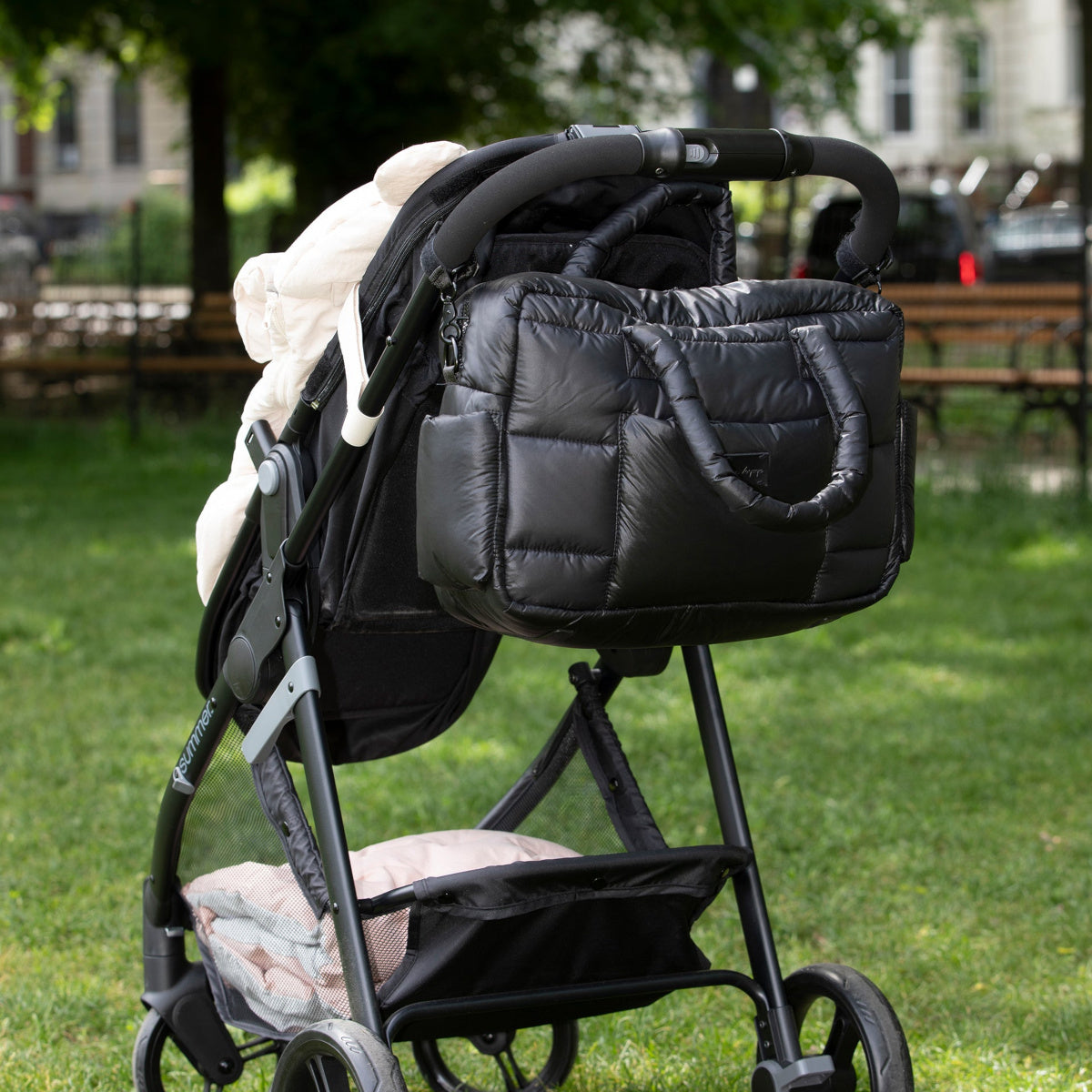 7 AM Soho Carryall - Diaper Bag Black