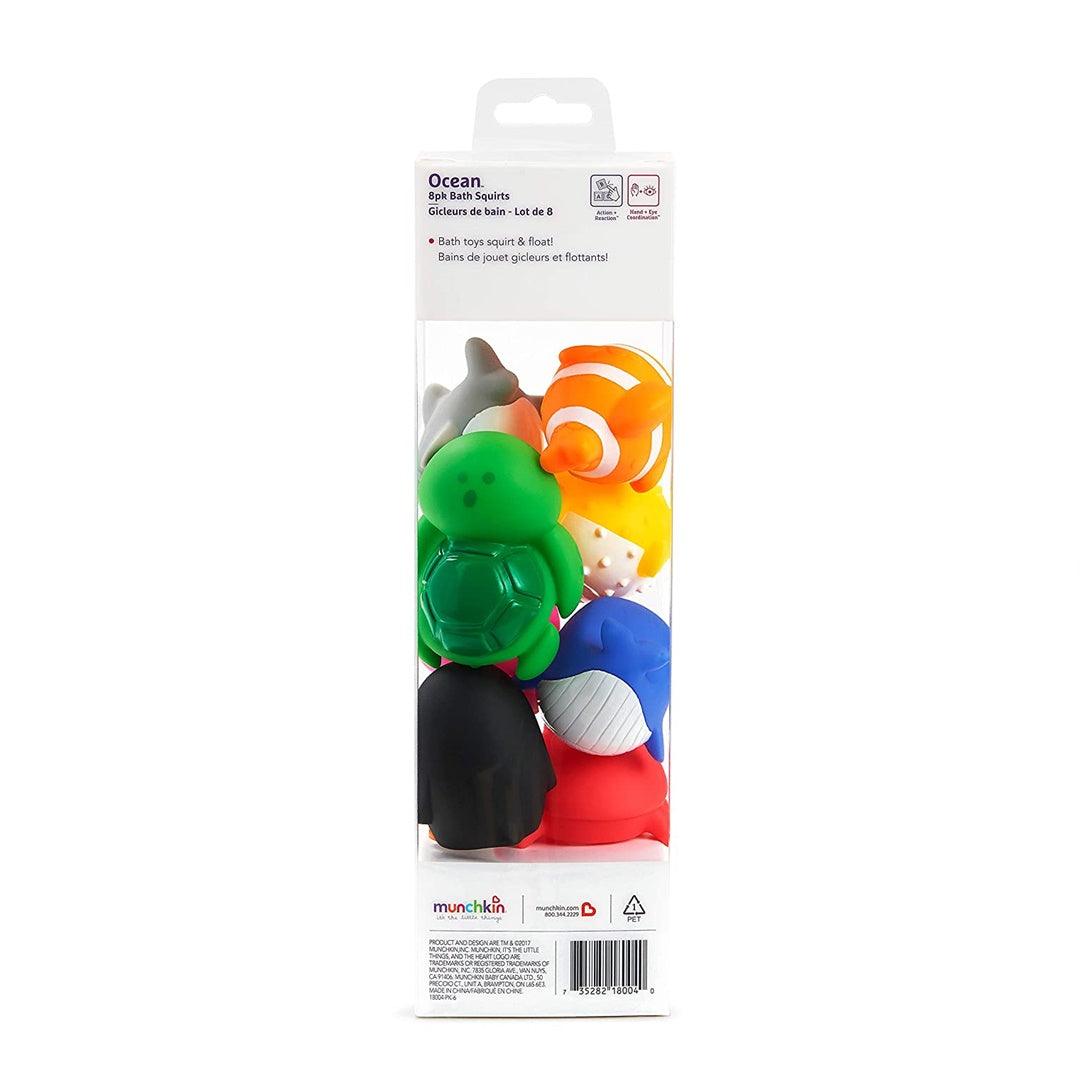 Brinquedo Para Banho Munchkin 8 Bichinhos Oceano - Munchkin Babytunes