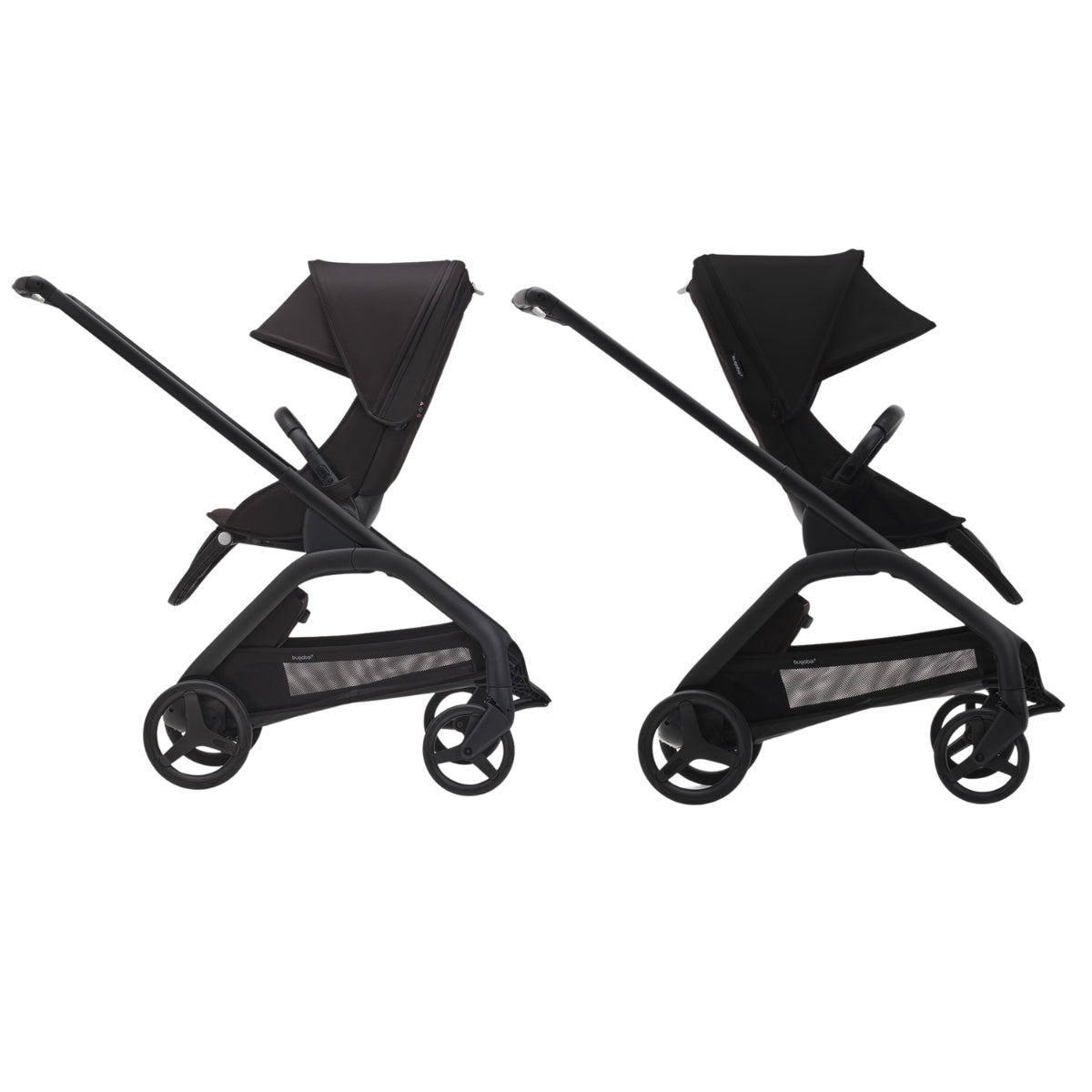 Bugaboo Dragonfly Stroller & Bassinet - Midnight Black/Frame Black