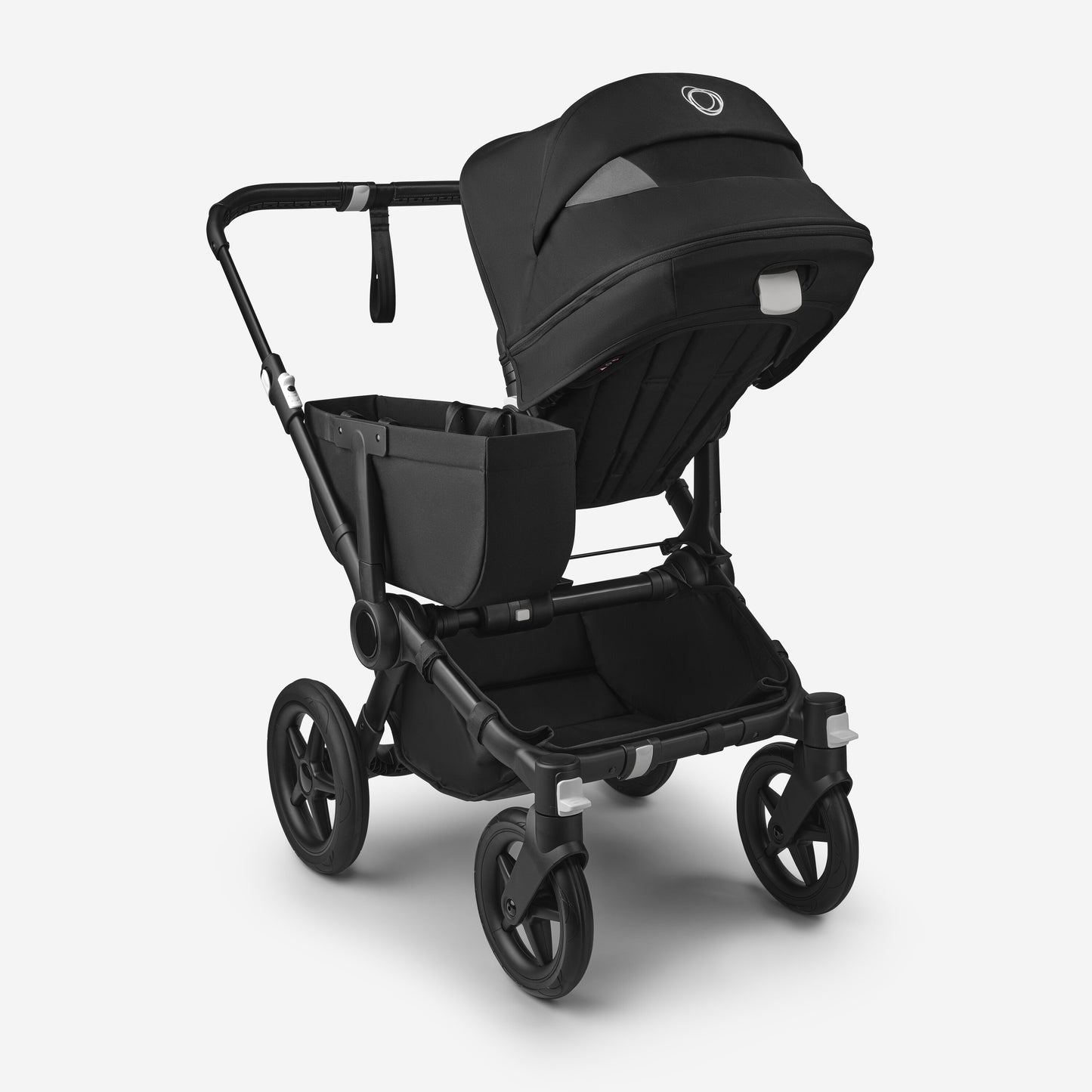 Bugaboo Donkey 5 Mono Bassinet and Seat - All Midnight Black/Black Chassis