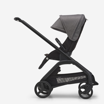 Bugaboo Dragonfly Stroller & Bassinet - Grey Melange/Frame Black