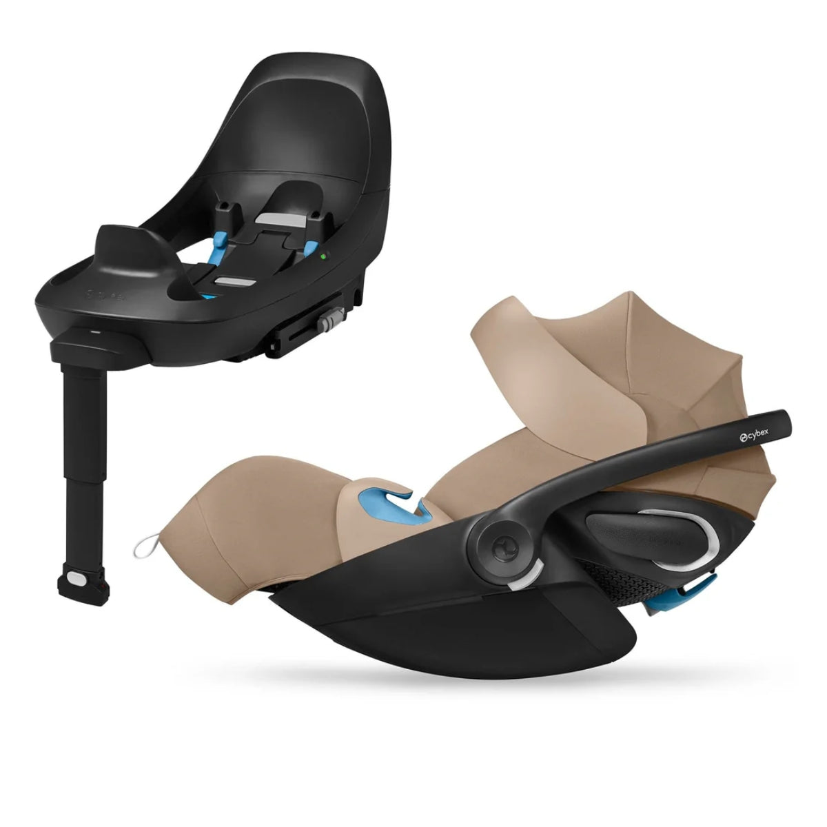 almond beige cybex CYBEX Cloud G Pro Comfort Extend Infant Car Seat