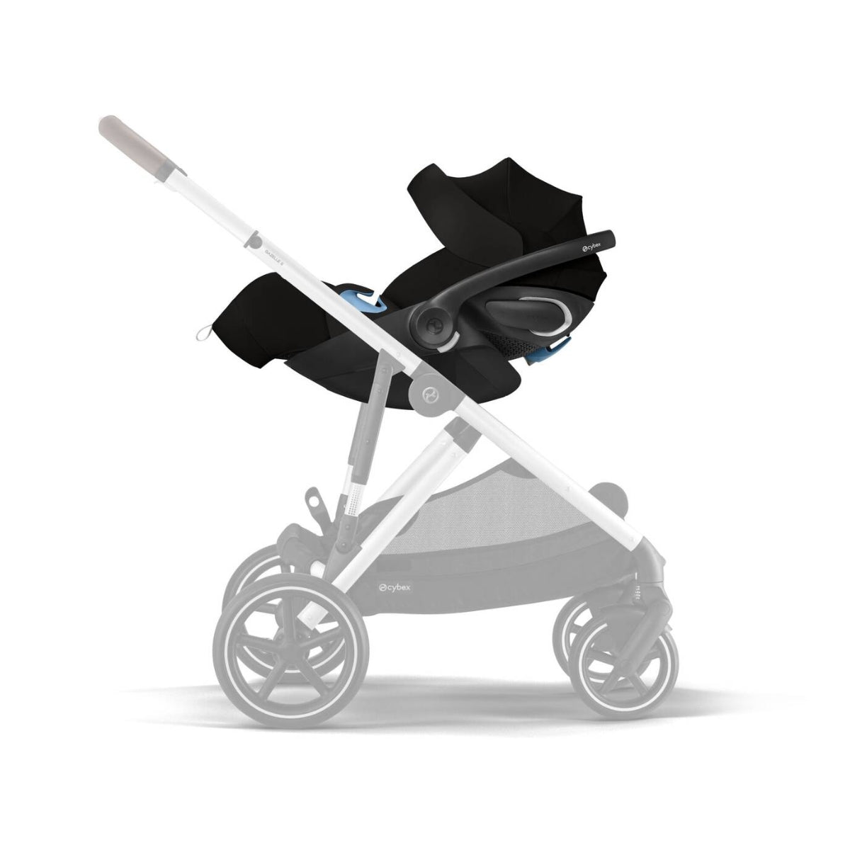 CYBEX Cloud G Pro Comfort Extend Infant Car Seat - Moon Black