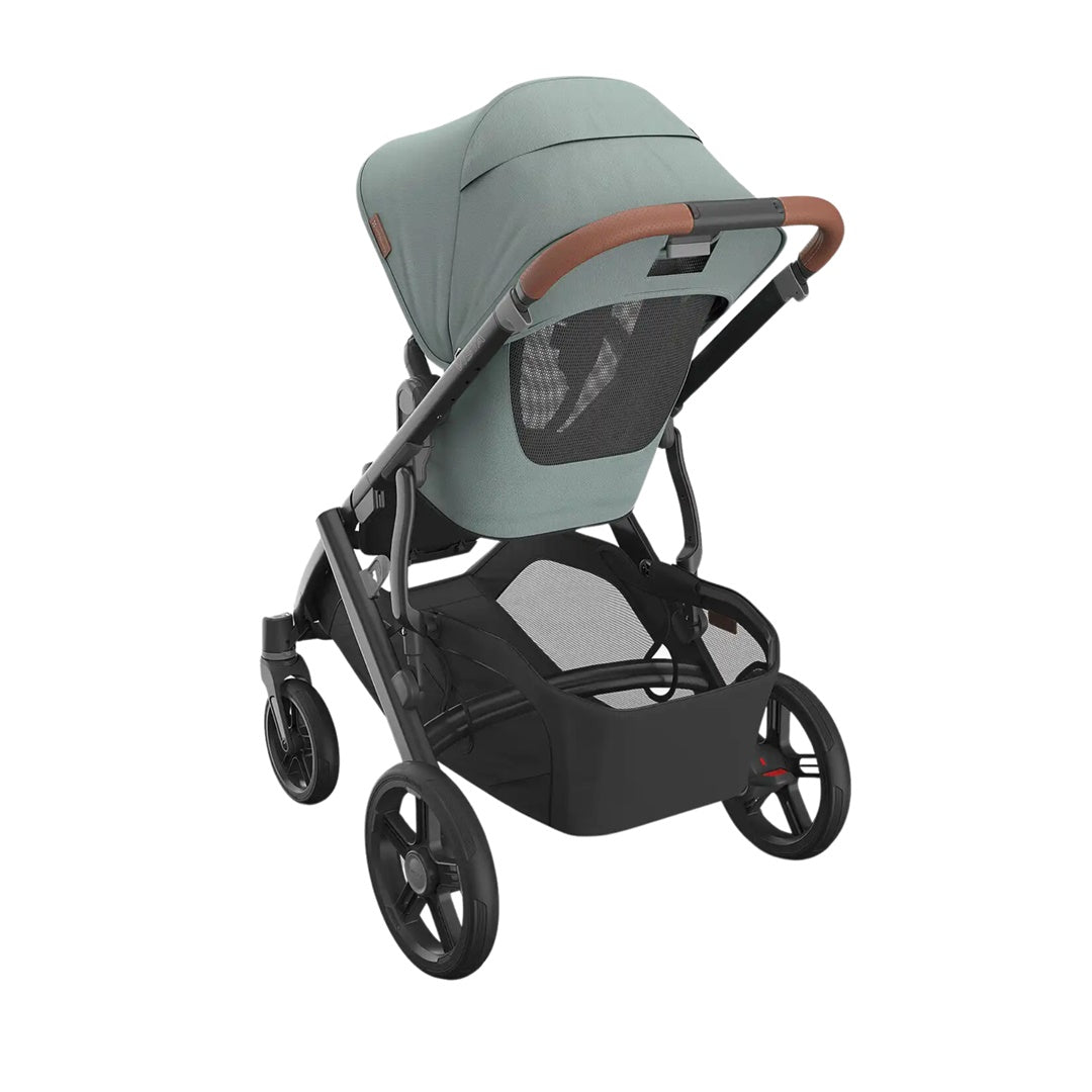 Uppababy Vista V3 - Stroller Kenzi Mystic Aqua/Carbon Frame/Saddle Leather