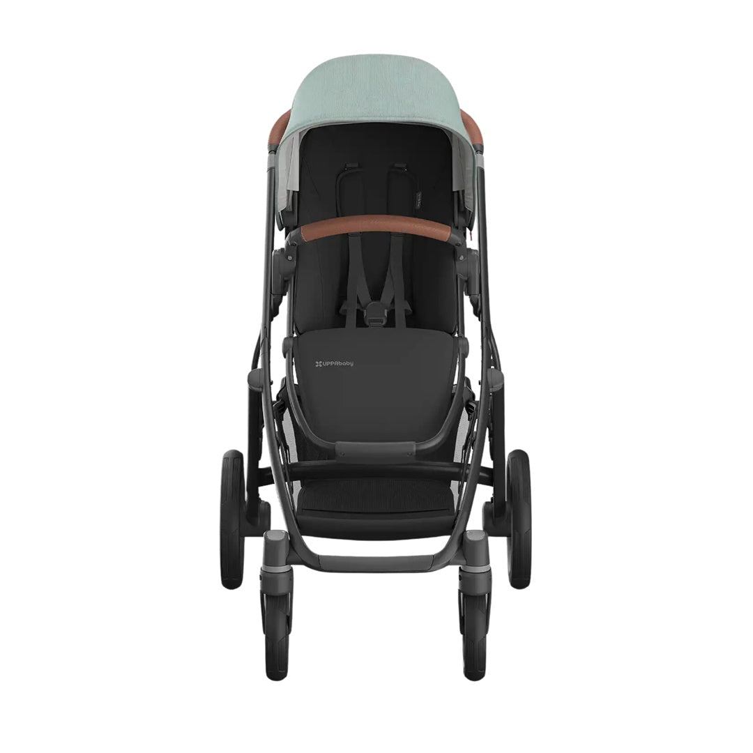 Uppababy Vista V3 - Stroller Kenzi Mystic Aqua/Carbon Frame/Saddle Leather