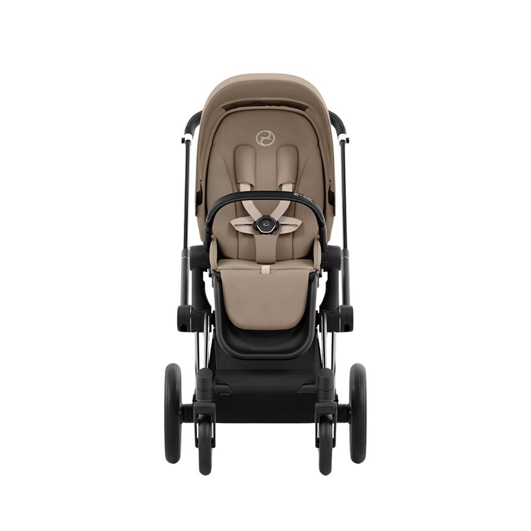 Carrinho de Bebê Cybex Priam 4 Chrome Black Cozy Beige - Cybex Babytunes