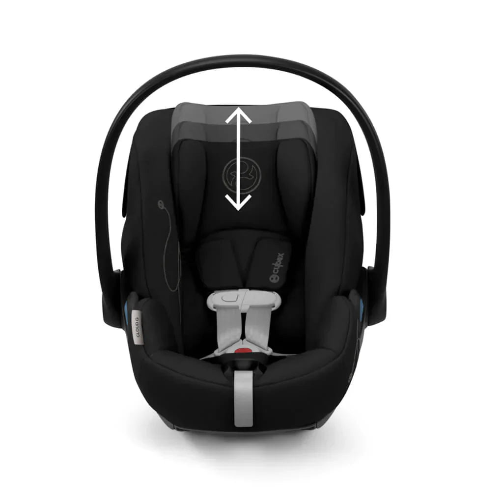 Cybex Cloud G Car Seat - Moon Black - Luna Baby Store Miami