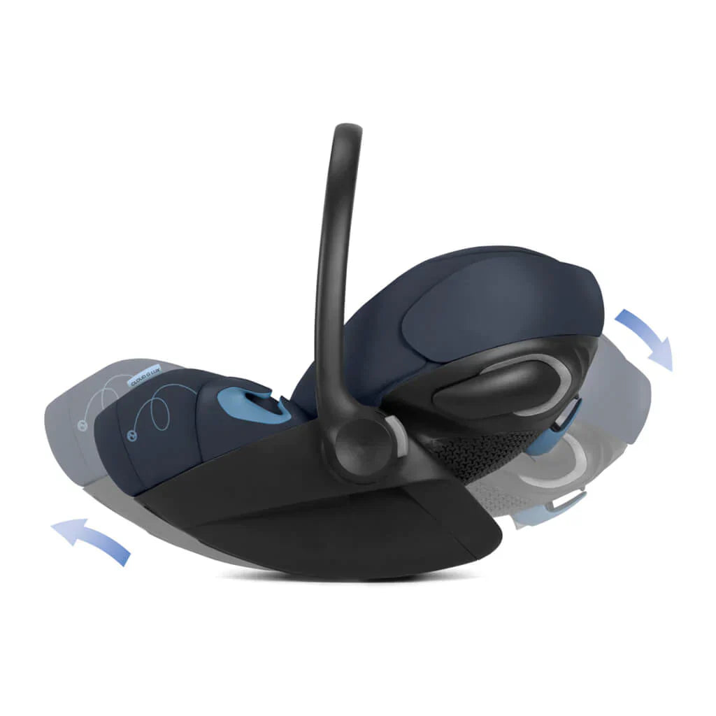 Cybex Cloud G Lux With SensorSafe - Ocean Blue - Luna Baby Store Miami