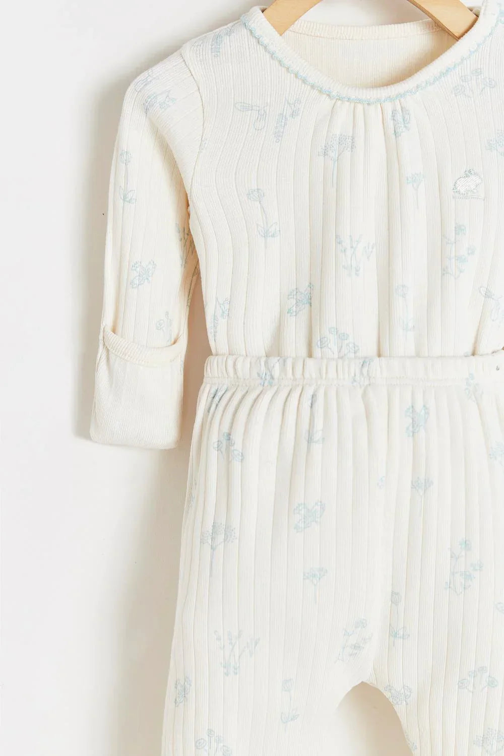 Babycottons Colibri Set - Beige - Luna Baby Store Miami