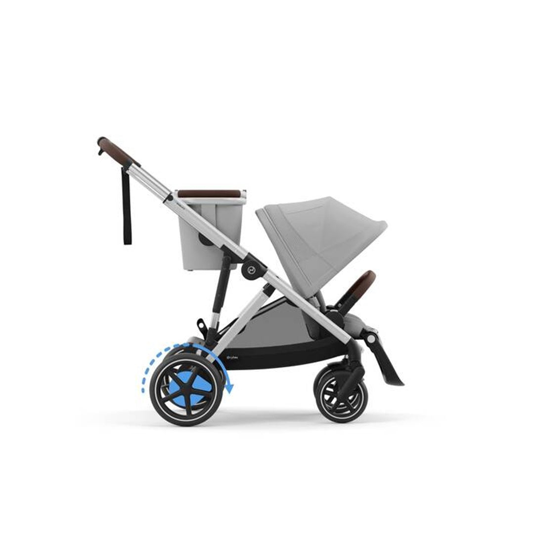 Cybex Gazelle S Stroller Taupe Frame/Sky Blue Seat I Luna Baby