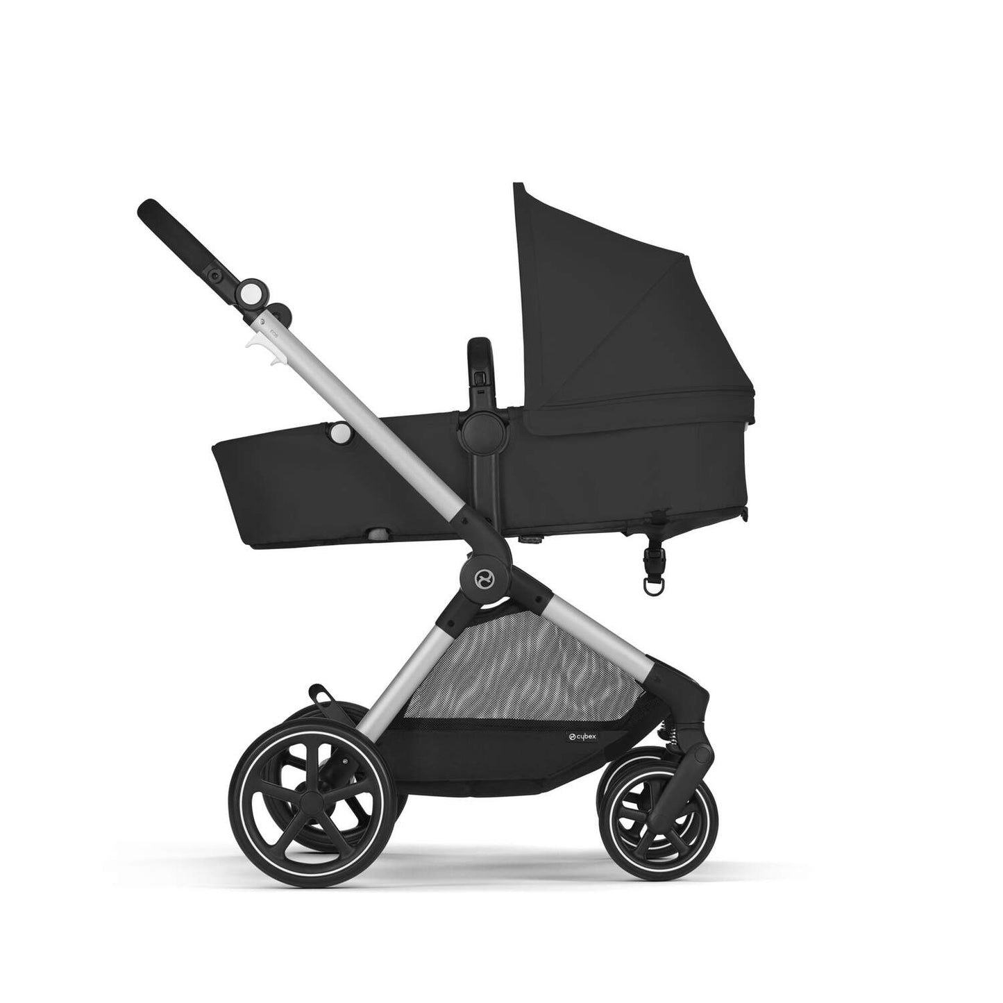Cybex EOS Aton G Swivel Travel System Moon Black / Silver