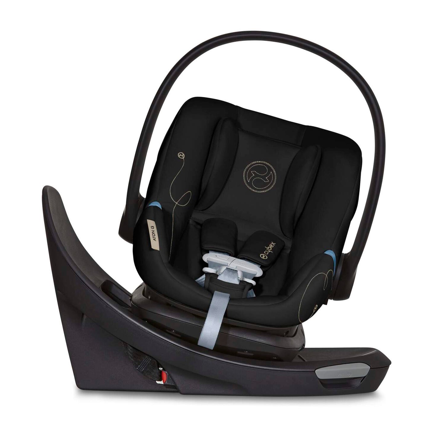 Cybex EOS Aton G Swivel Travel System Moon Black / Silver