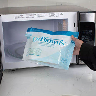Dr. Brown's Microwave Steam Sterilizer Bags, 5-Pack