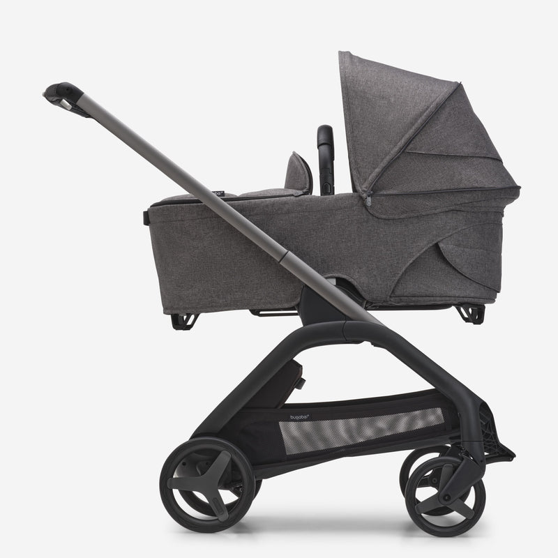 Dragonfly Bassinet And Seat Stroller - Graphite/Grey Melange/Canopy Grey Melange