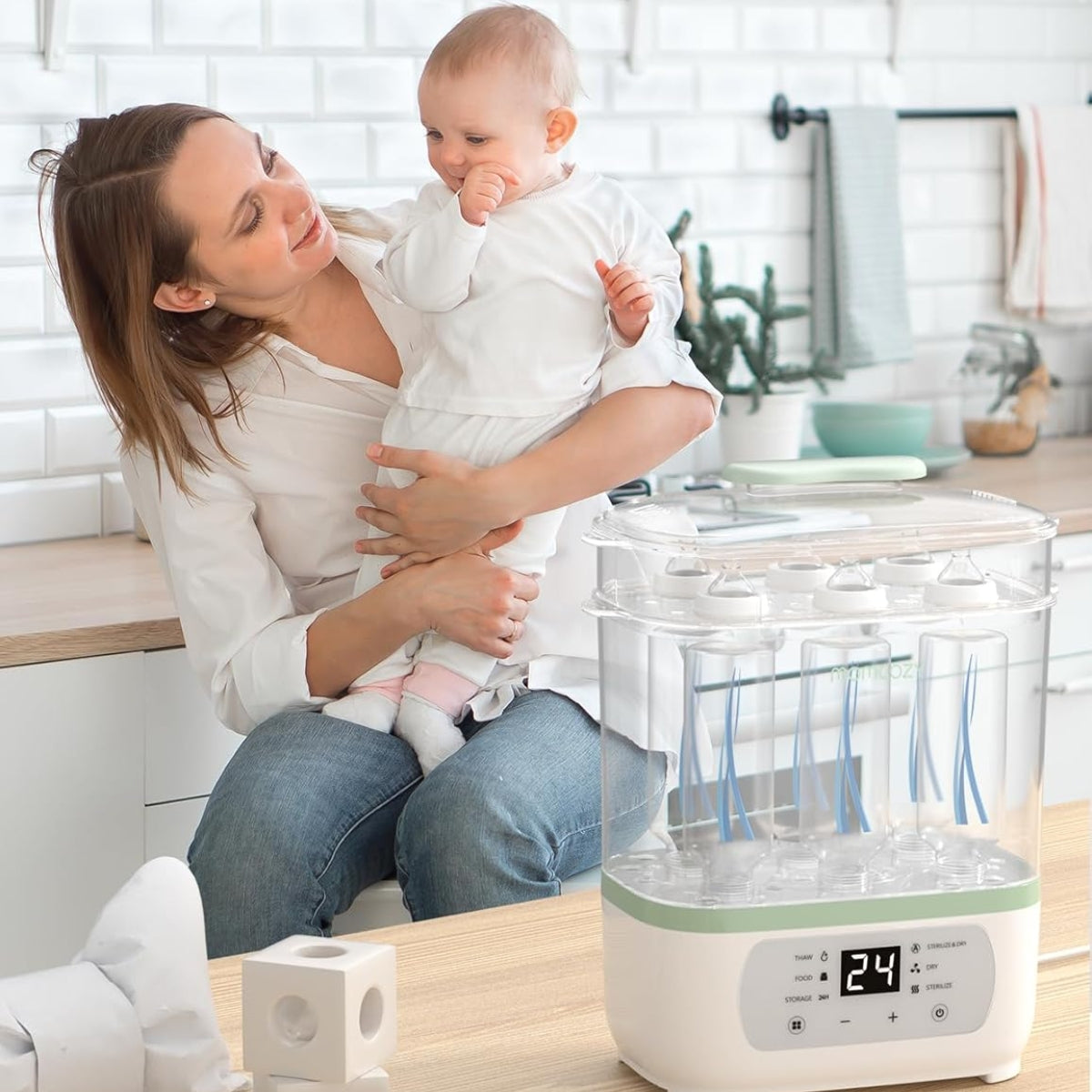Momcozy 8-in-1 Baby Bottle Steam Sterilizer